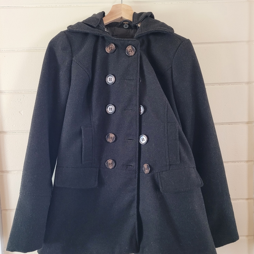 Dark Green Pea Coat